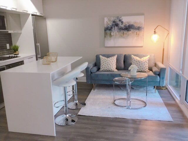staging family room